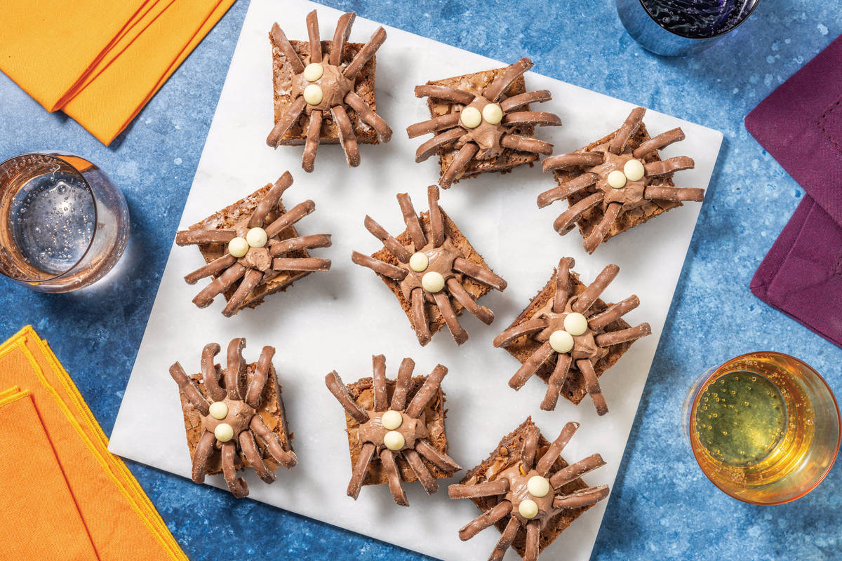 Spooky Spider Brownies