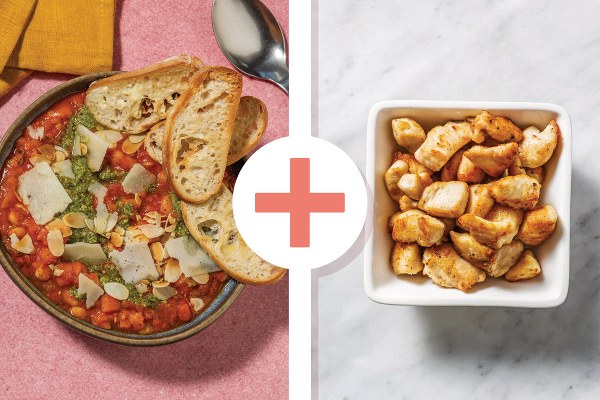 One-Pot Mediterranean Bean & Chicken Stew