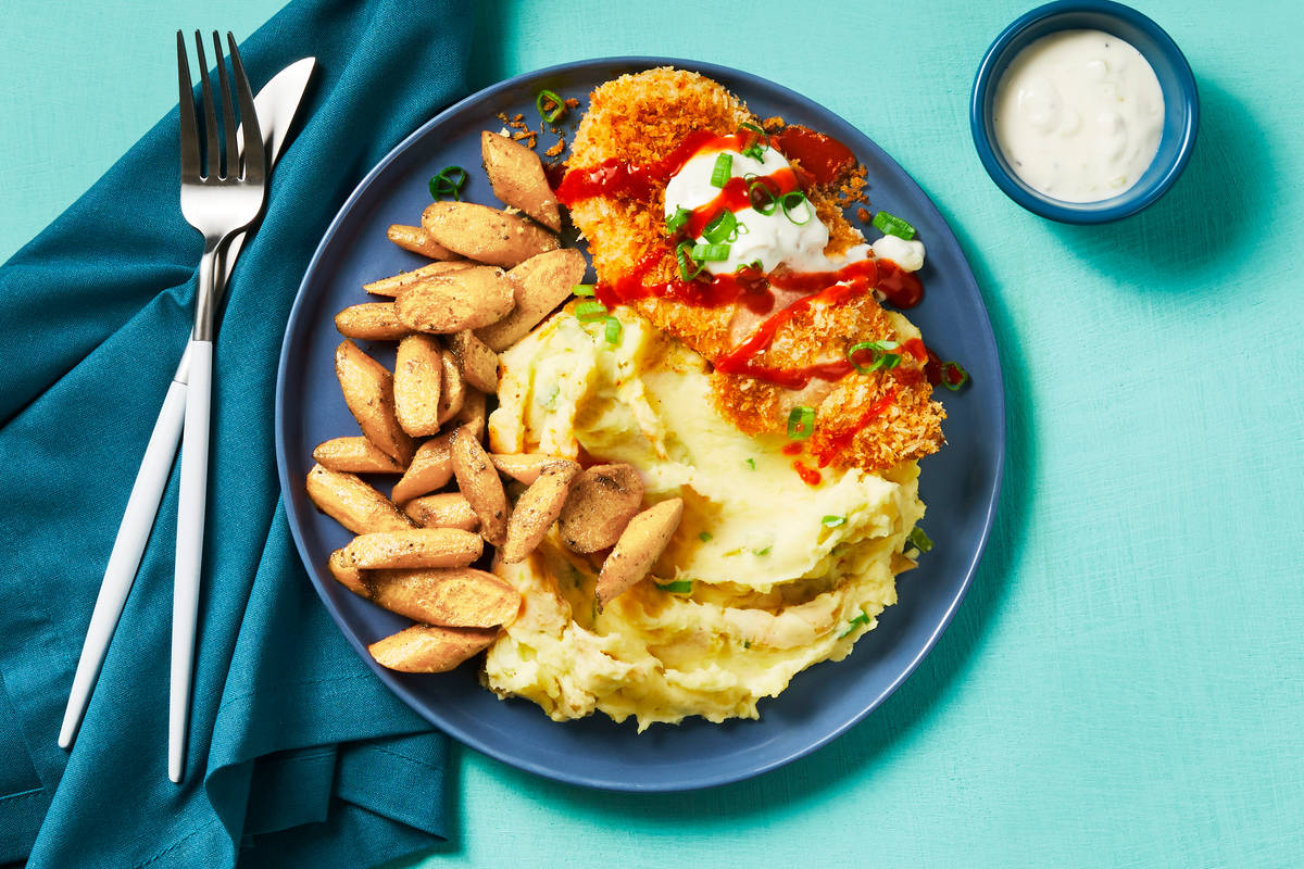 Crispy Buffalo-Spiced Chicken
