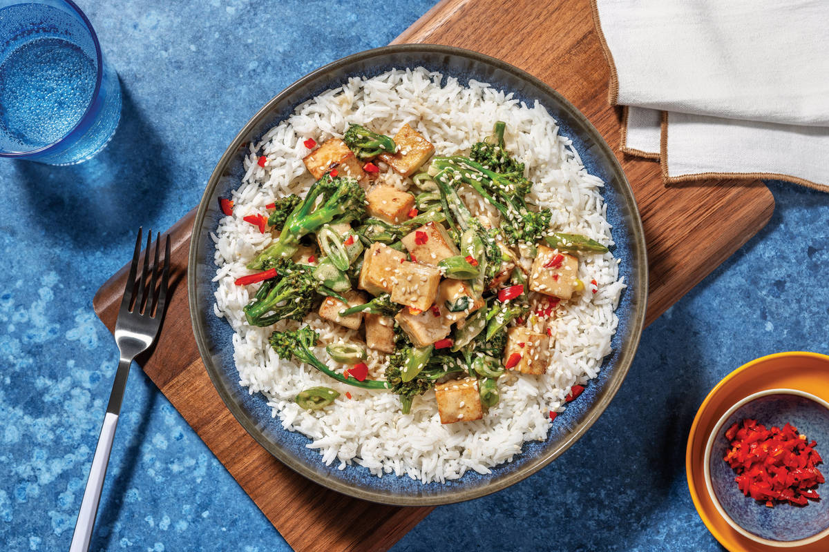 Satay Tofu & Coconut Ginger Lemongrass Sauce