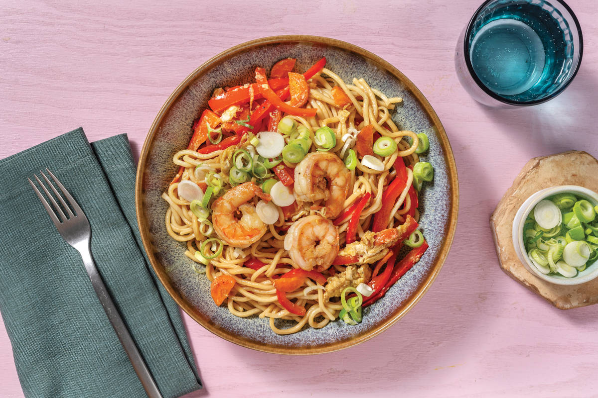Prawn Singapore-Style Noodles