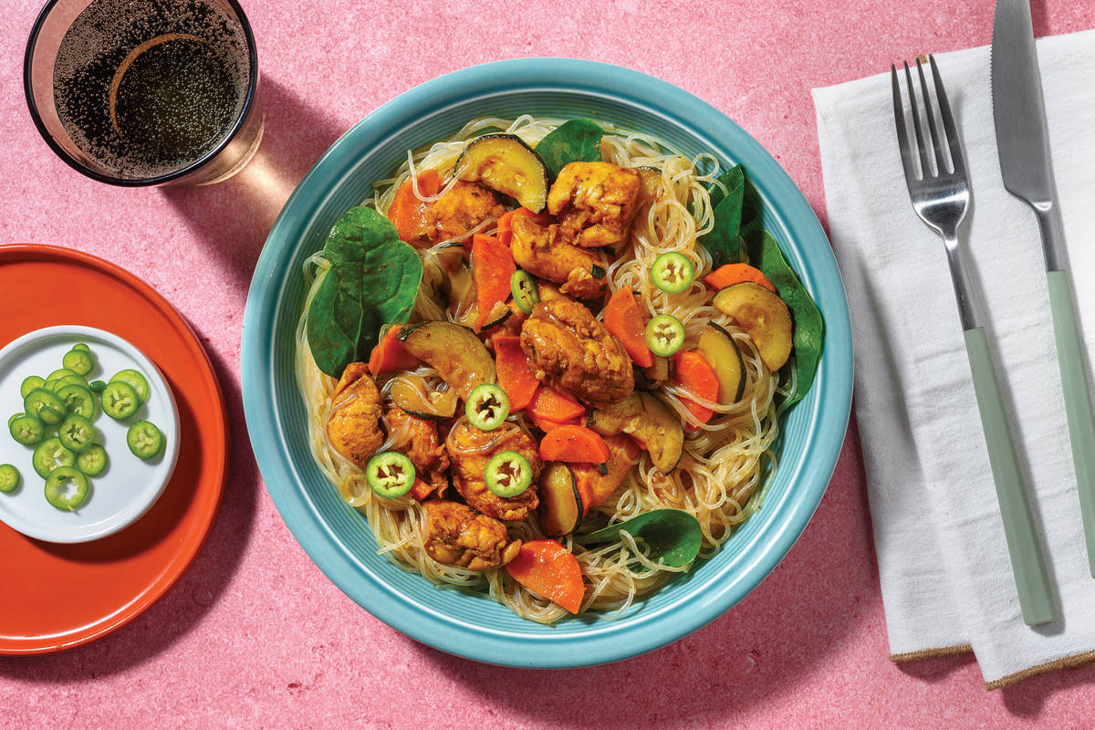 Easy Indonesian Chicken & Vermicelli Noodles