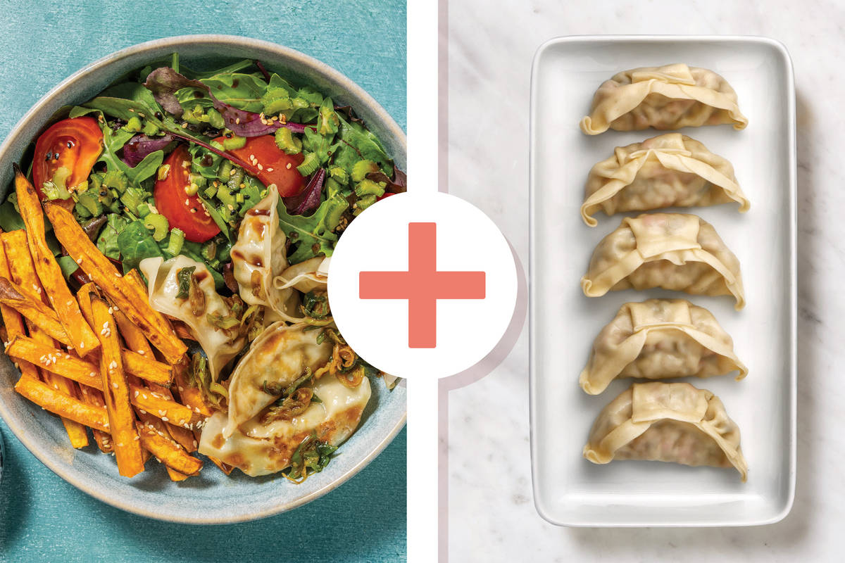 Double Veggie Gyoza & Plant-Based Mayo