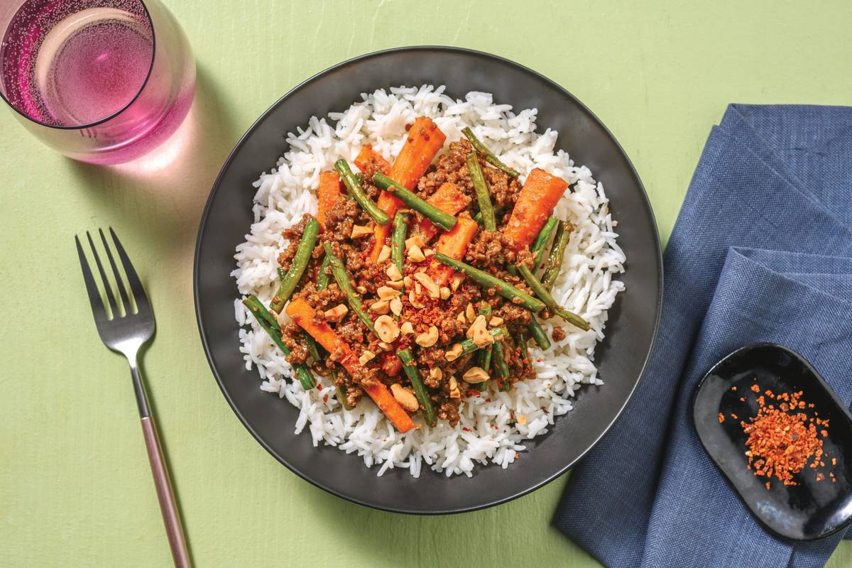 Pork Mince & Veggie Stir-Fry