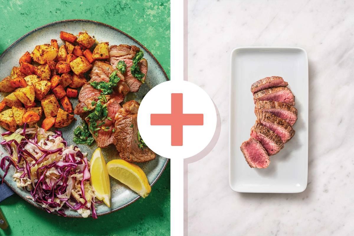 Double Roast Lamb Rump & Salsa Verde