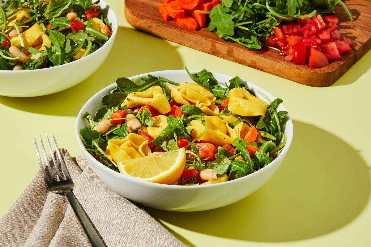 Tangy Tortelloni & White Bean Salad