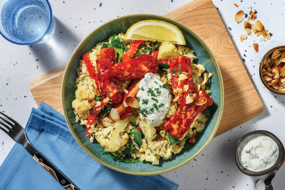 Mediterranean Haloumi & Zesty Couscous