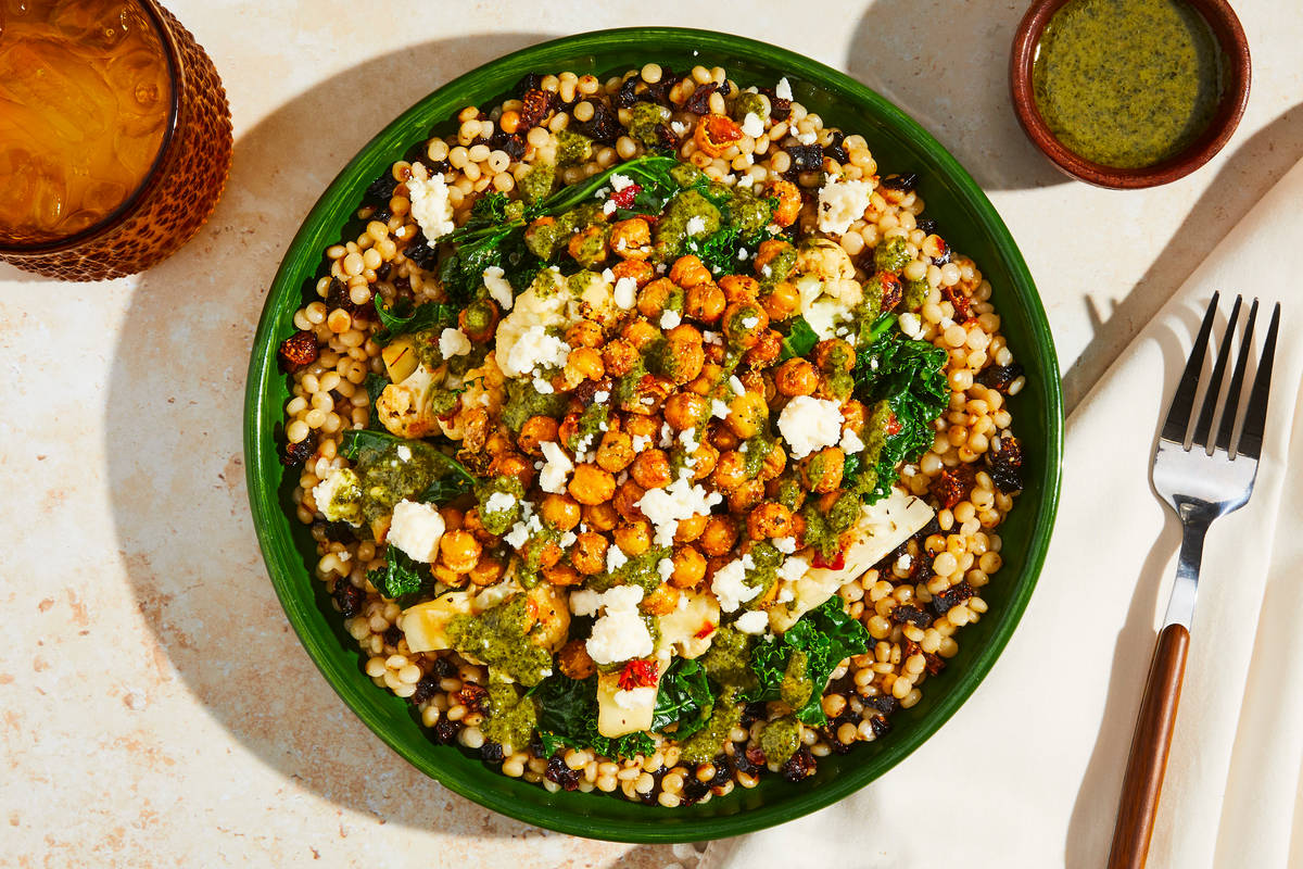 Roasted Chickpea & Fig Couscous Bowls