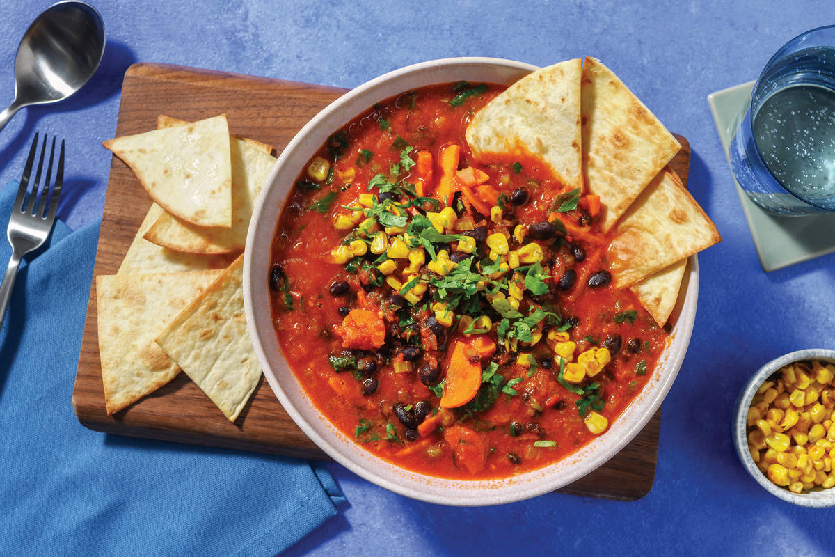 Fiery Black Bean Soup