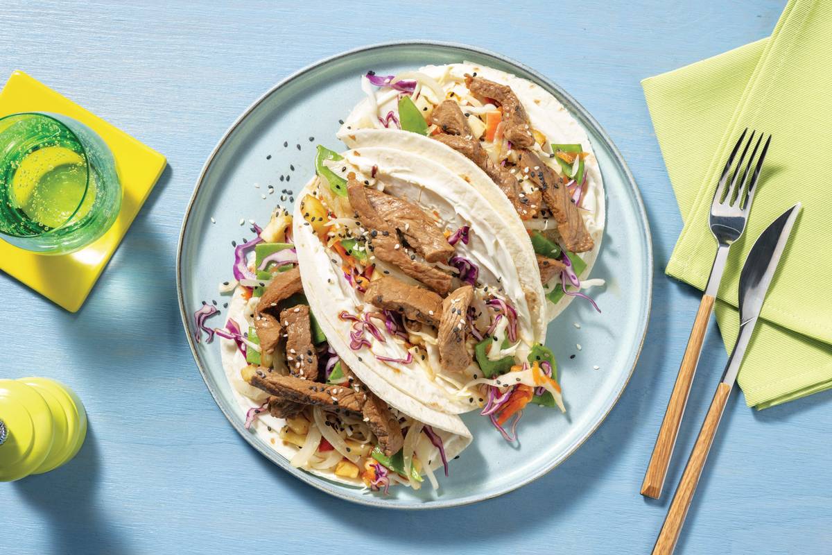 Easy Japanese Tofu Tacos