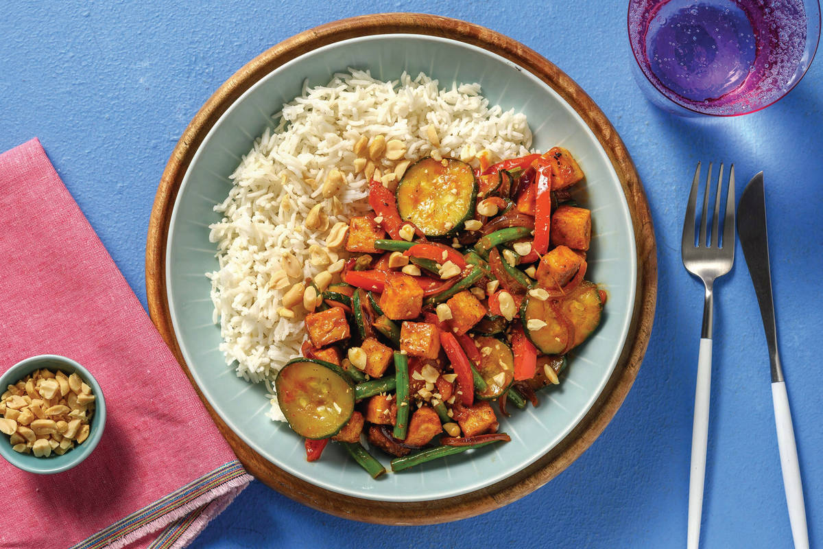Plant-Based Sweet Chilli Tofu Stir-Fry