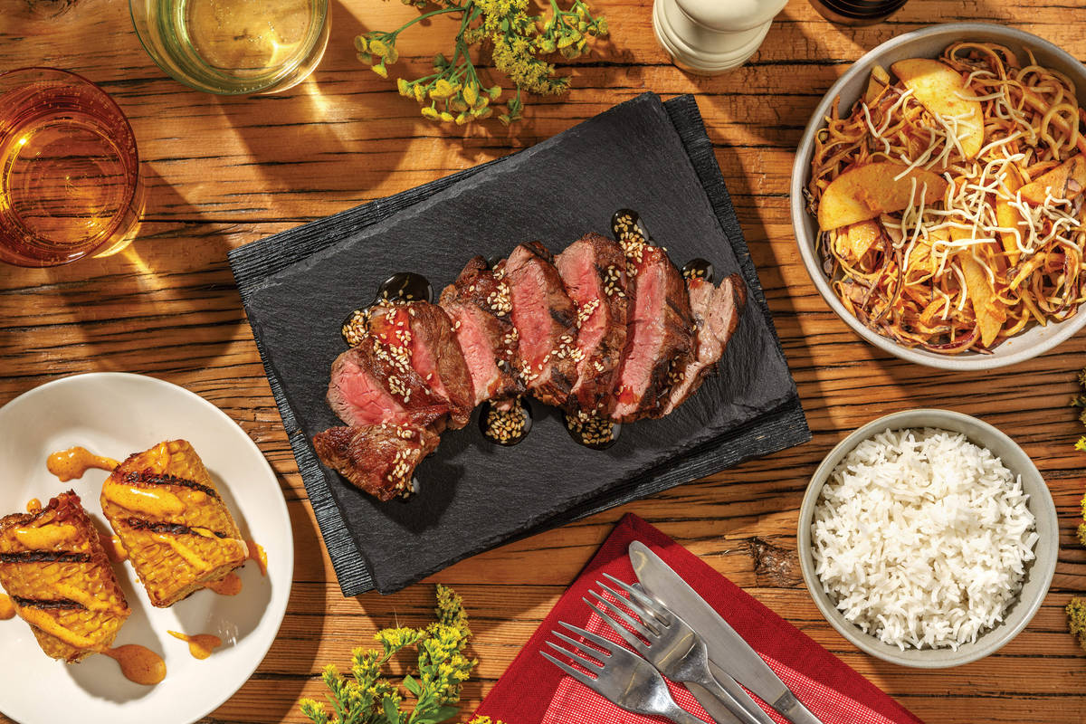 Korean-Style Chargrilled Sirloin Banquet