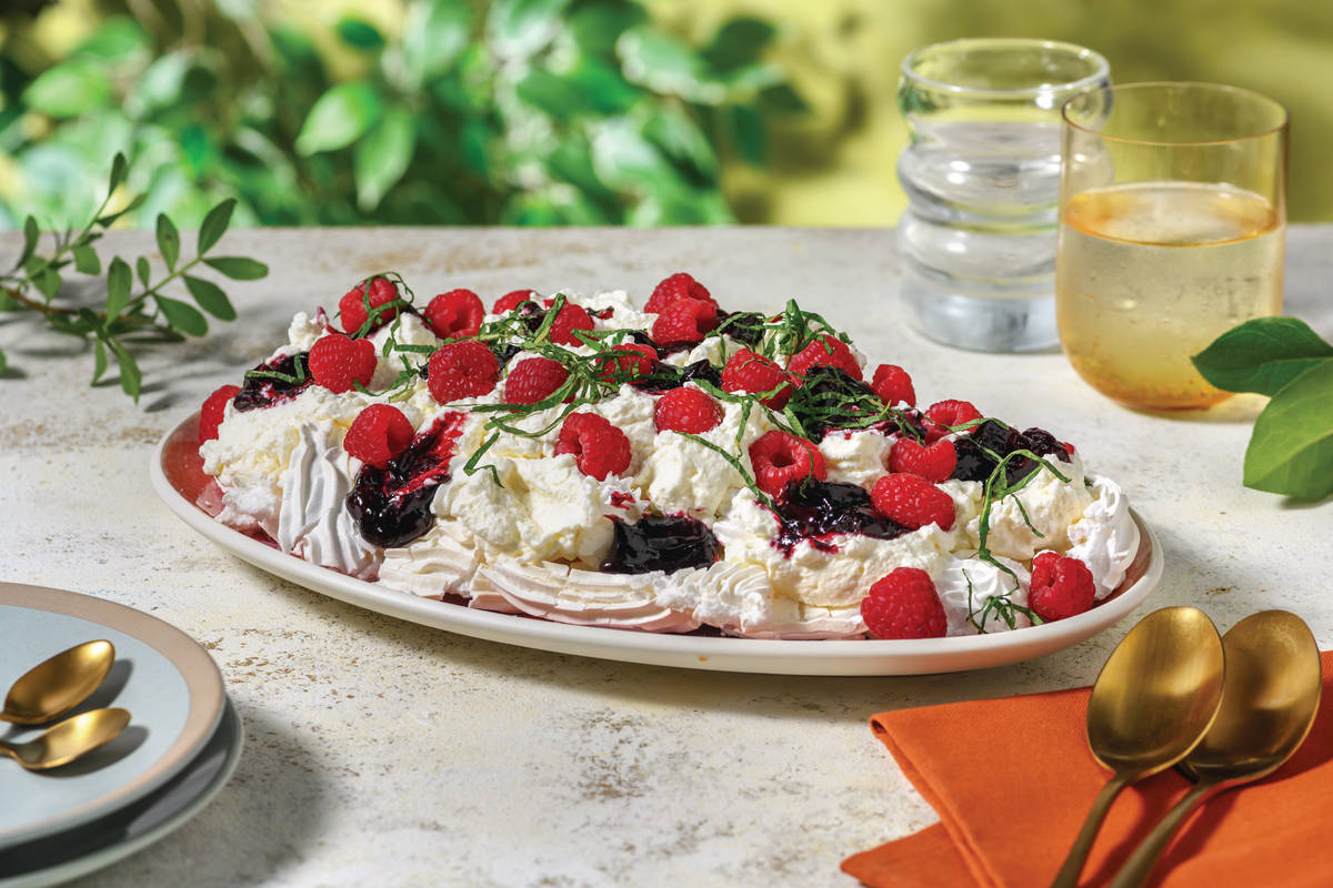 Smashed Meringues & Berry Compote