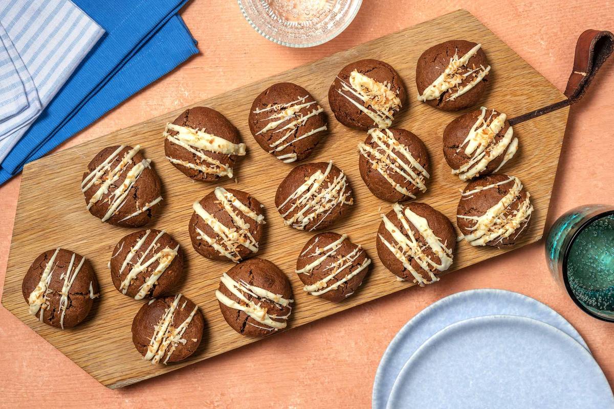 Chocolate Almond Cookies