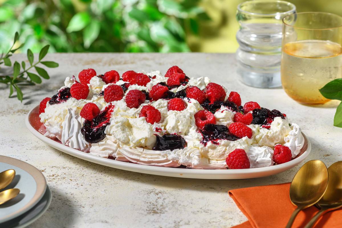 Smashed Meringues & Berry Compote