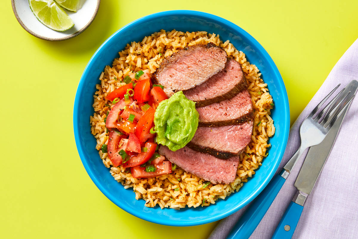 Zesty Mexican-Spiced Steak Bowls