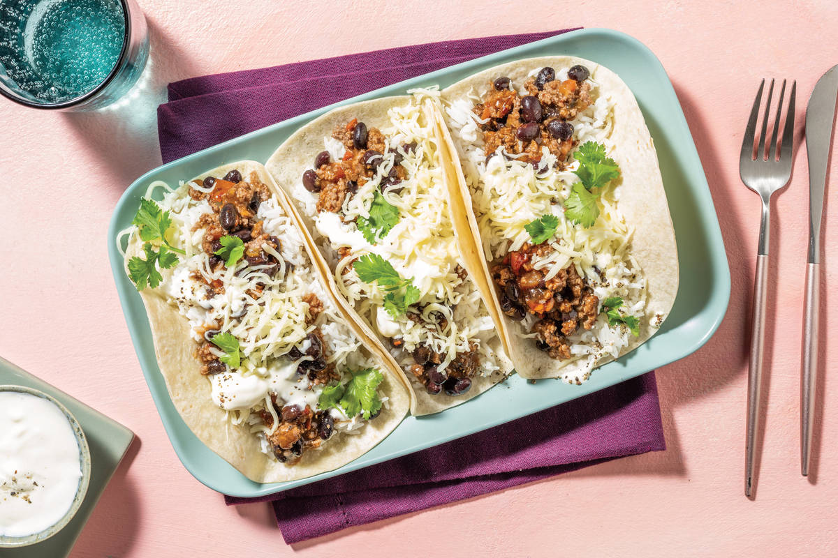 Beef & Bean Taco-Rittos