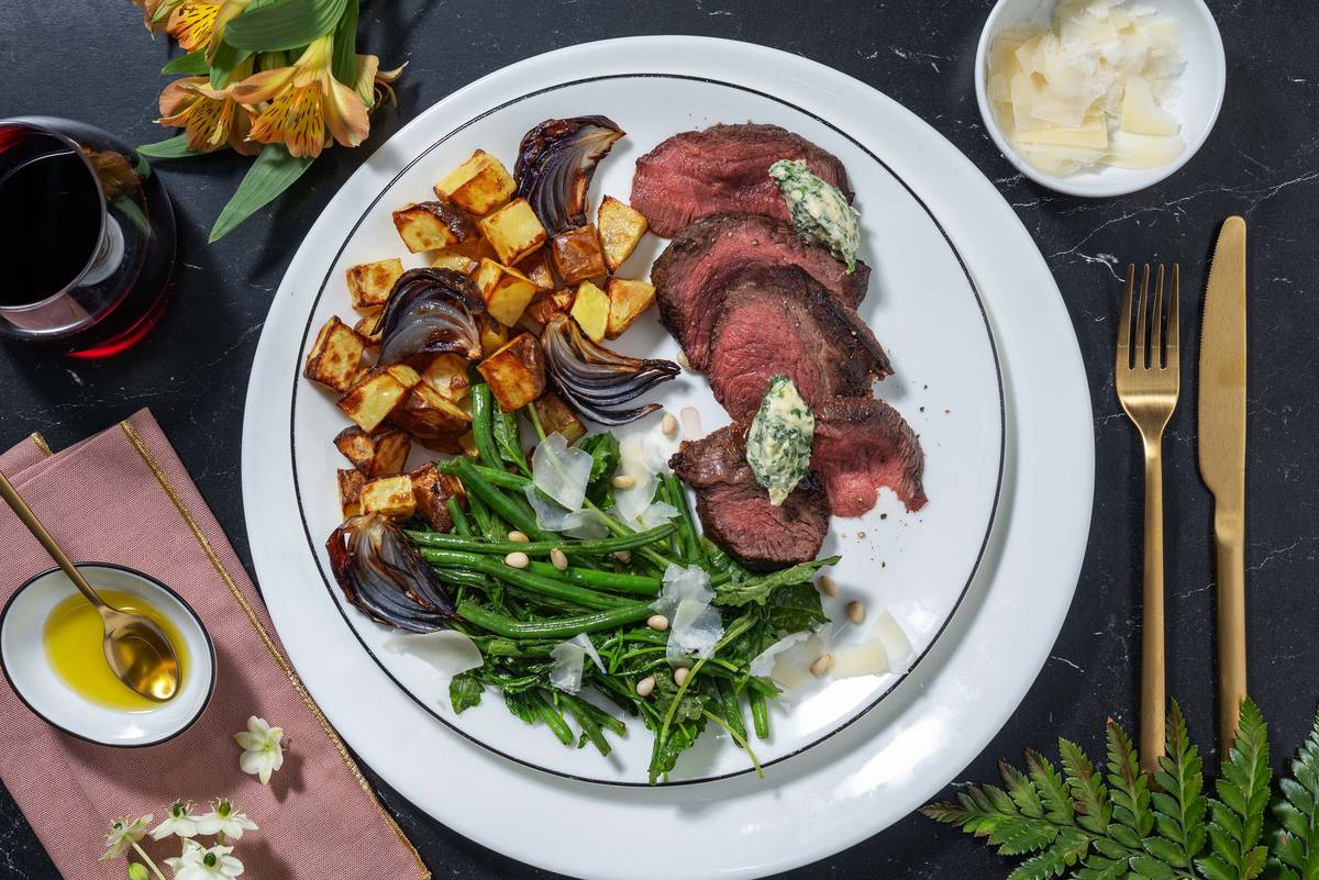 Premium Beef Sirloin & Truffle Roast Veggies