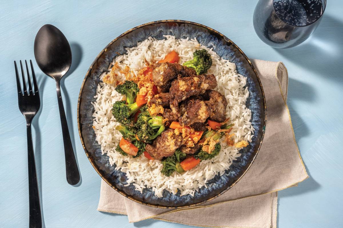 Asian Sweet Soy Beef Rump Bowl 