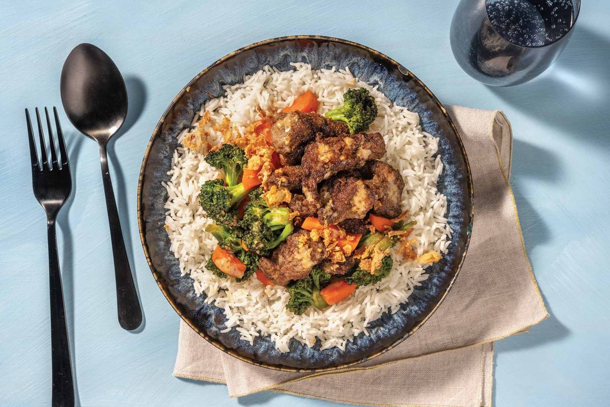 Asian Sweet Soy Beef Rump Bowl