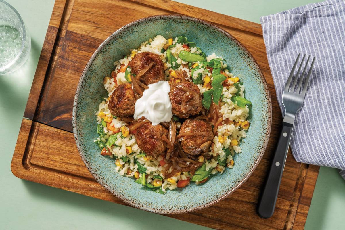 Tex-Mex Beef Meatballs