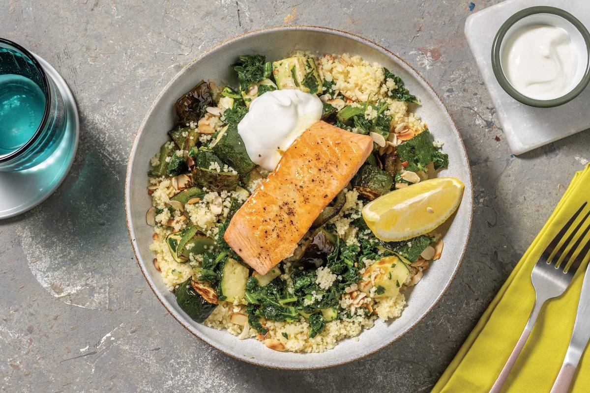 Double Salmon & Lemon-Butter Sauce