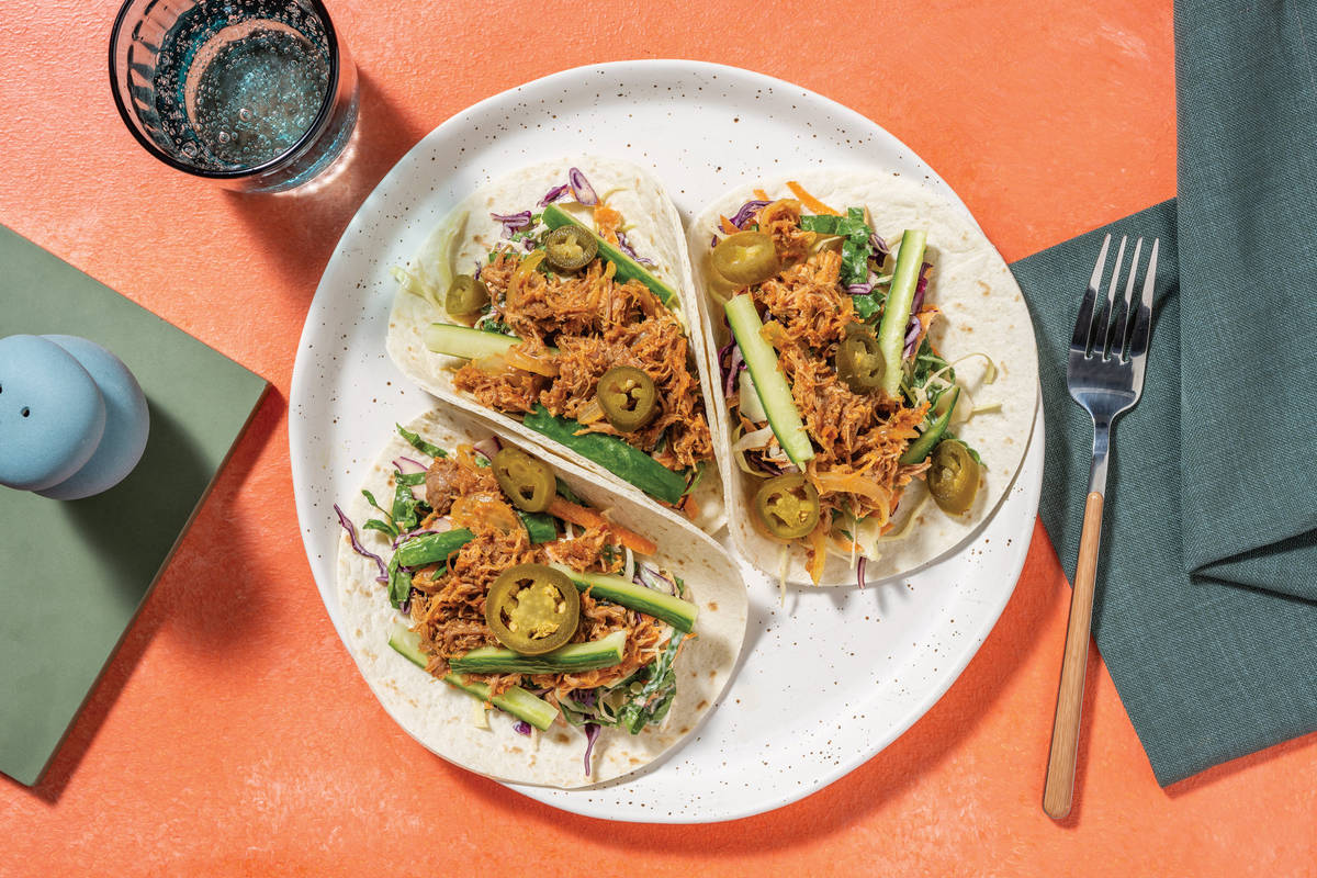 Quick All-American Pulled Pork Tacos