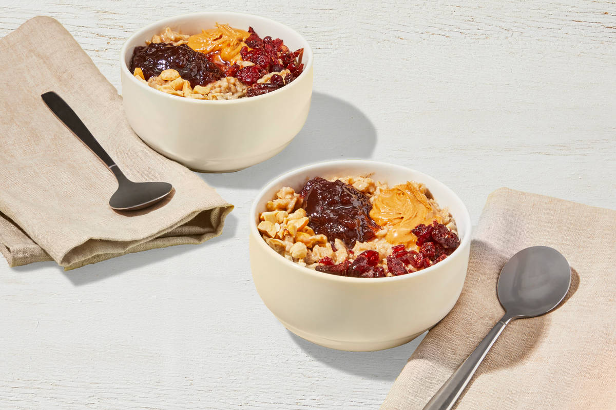 PB&J Oatmeal