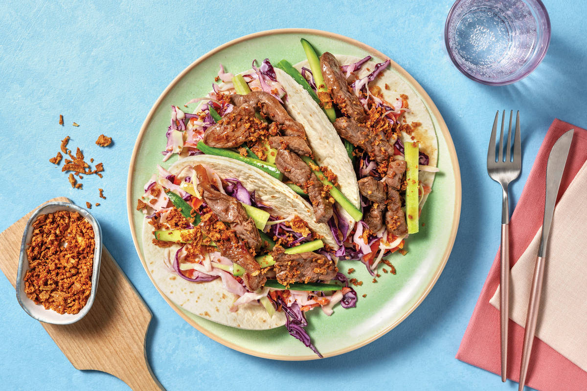 Speedy Teriyaki Chicken Tacos