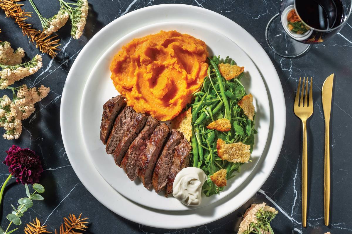 Premium Beef Eye Fillet & Truffle Mayo