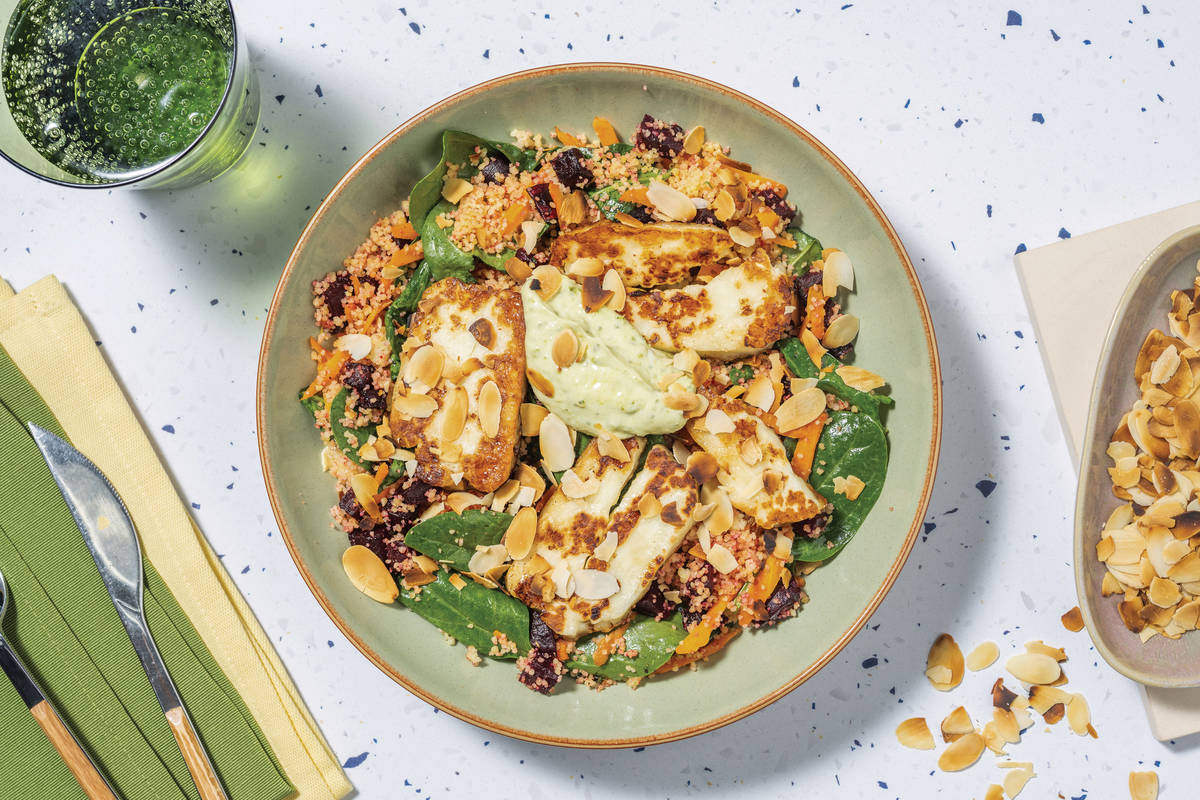 Haloumi & Roast Beetroot Couscous