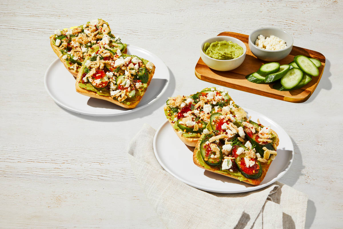 Sweet & Spicy Avocado Toast with Feta