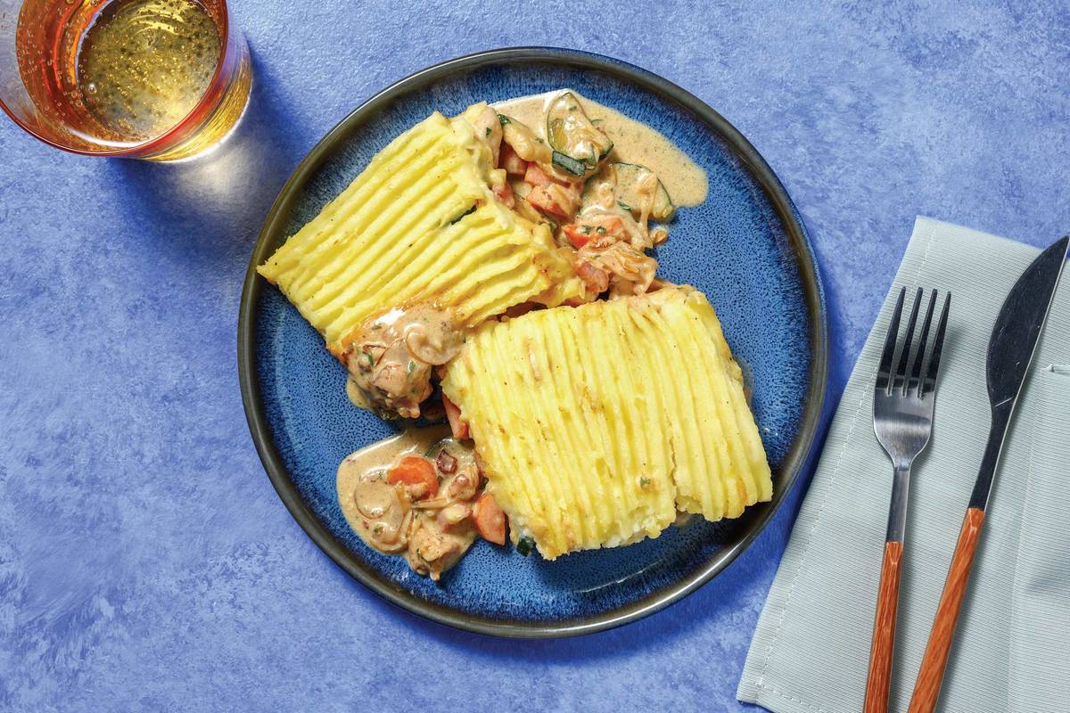 Chicken, Leek & Bacon Pie