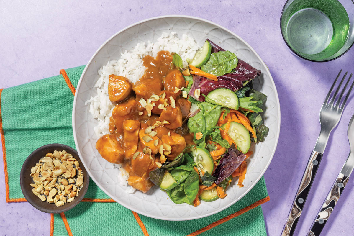 Hoisin-Peanut Chicken & Rice