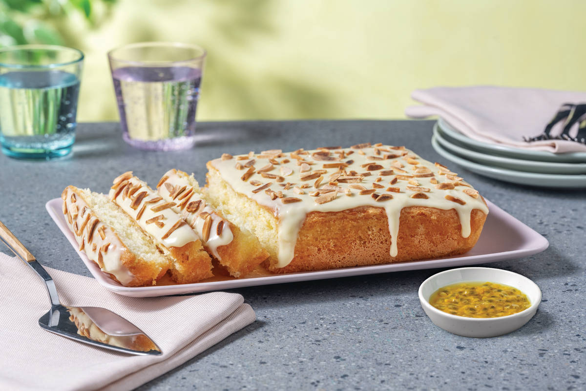 Lemon Drizzle Cake & Almond Crunch