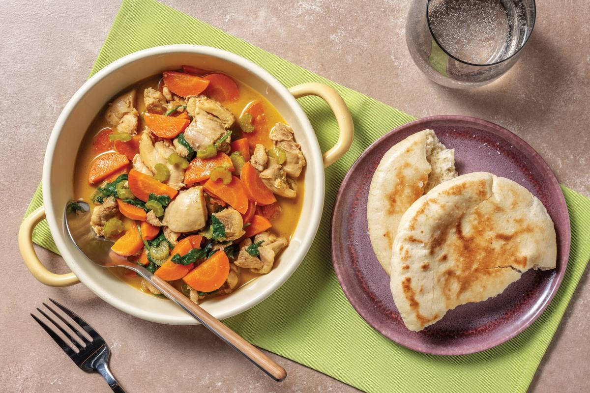 HelloHero: Double Coconut Chicken & Veg Curry