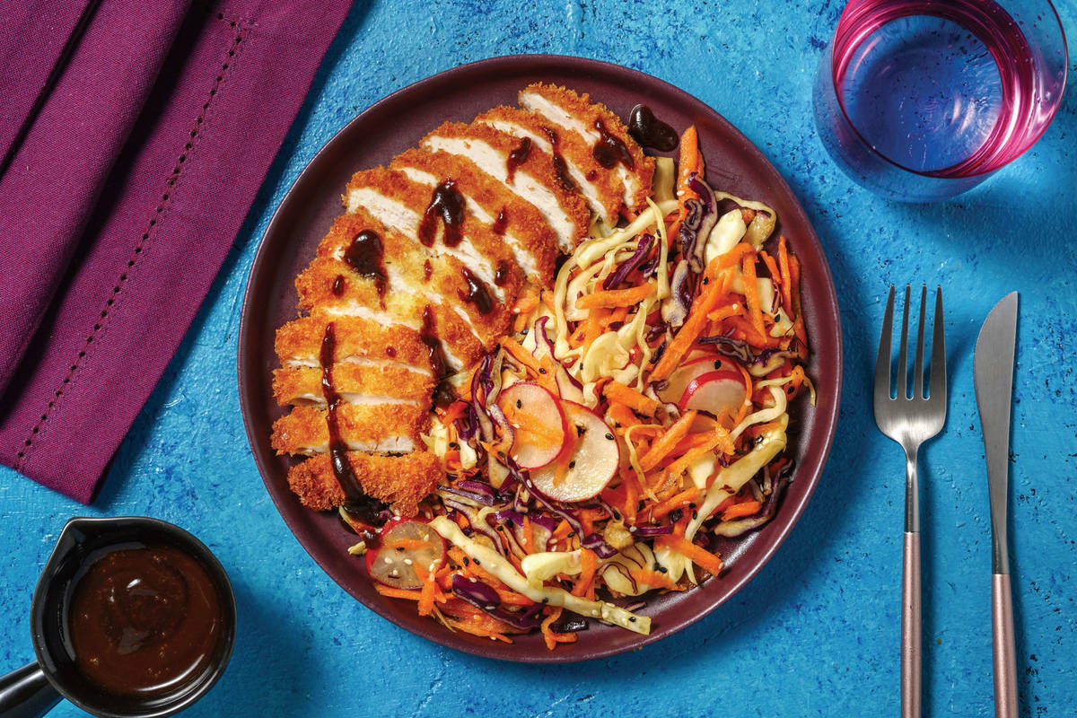 Japanese-Style Parmesan Chicken Schnitzel