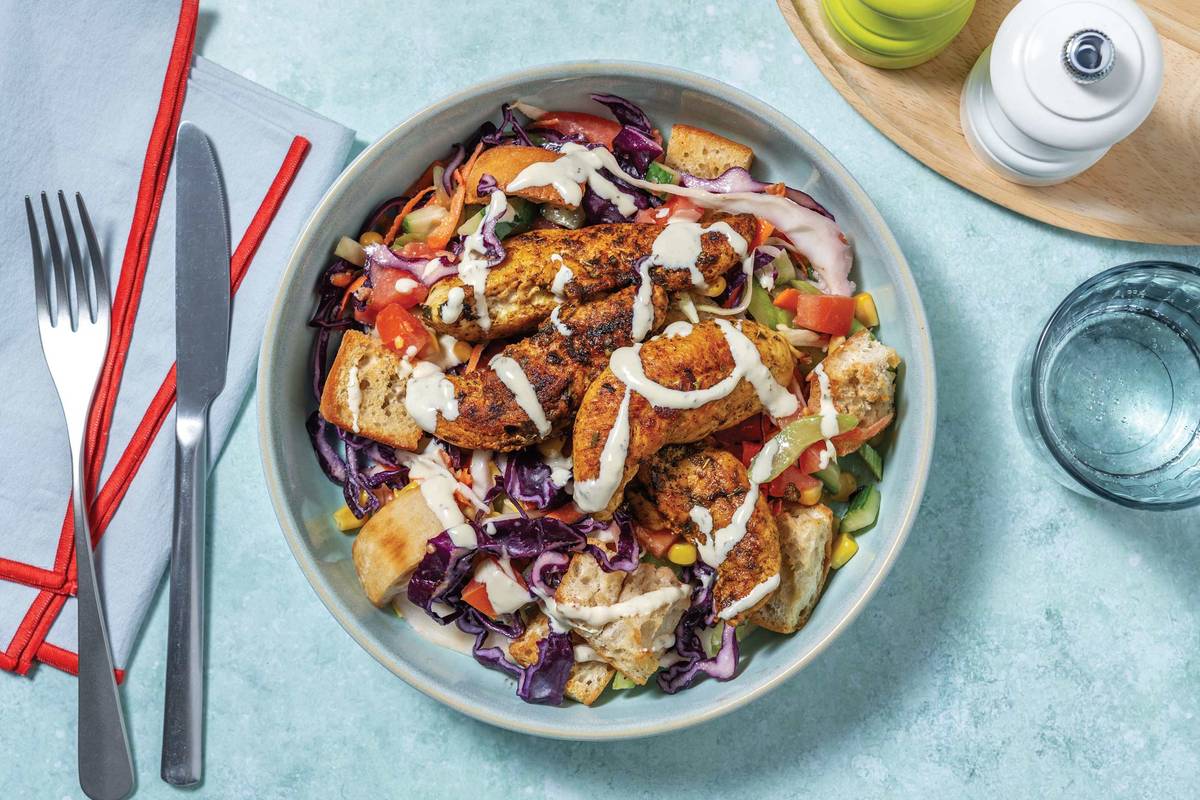 Quick Savoury Chicken & Deluxe Crouton Salad