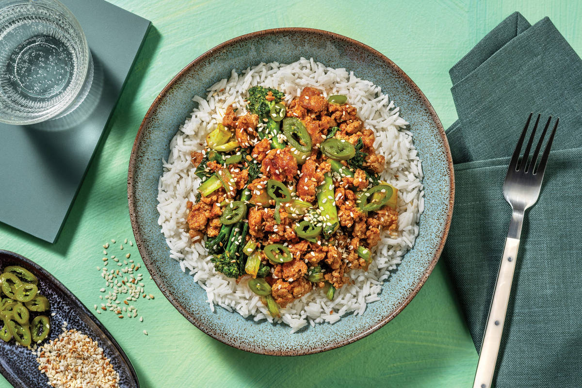 Sticky Sichuan Beef & Veggies