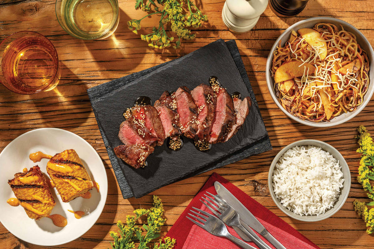 Korean-Style Chargrilled Sirloin Banquet