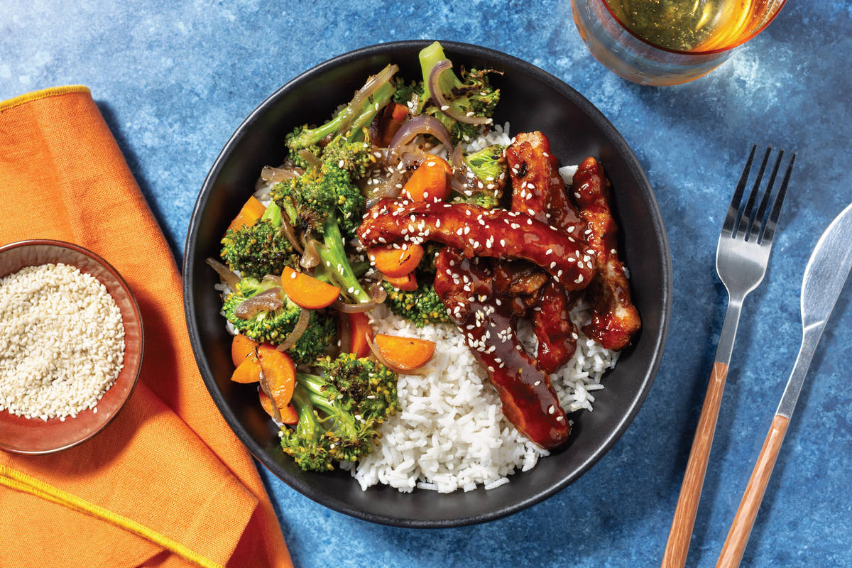 Sticky Sweet & Sour Beef