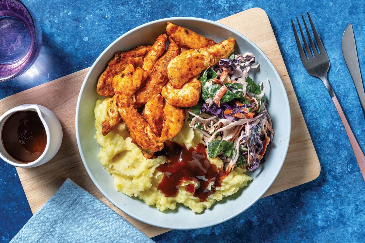 American Halloumi & Kūmara Mash