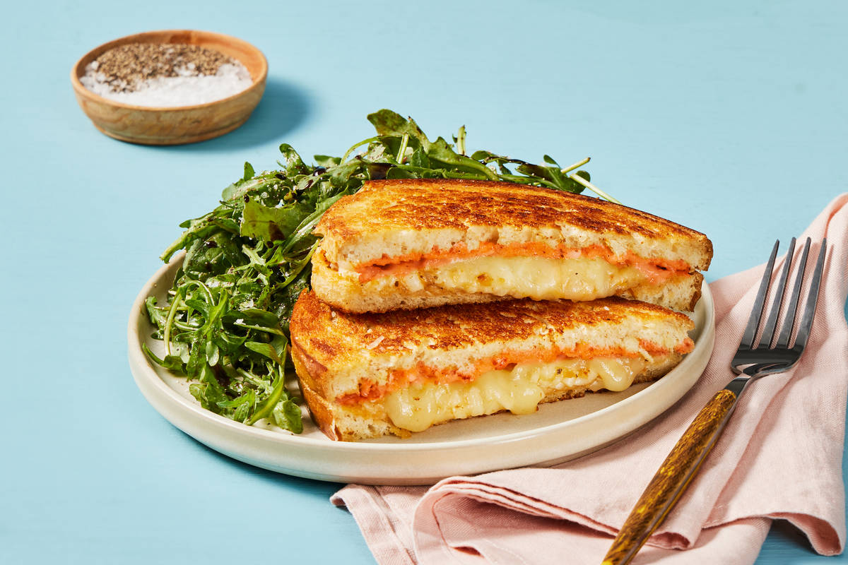 Sun-Dried Tomato & Bacon Grilled Cheese