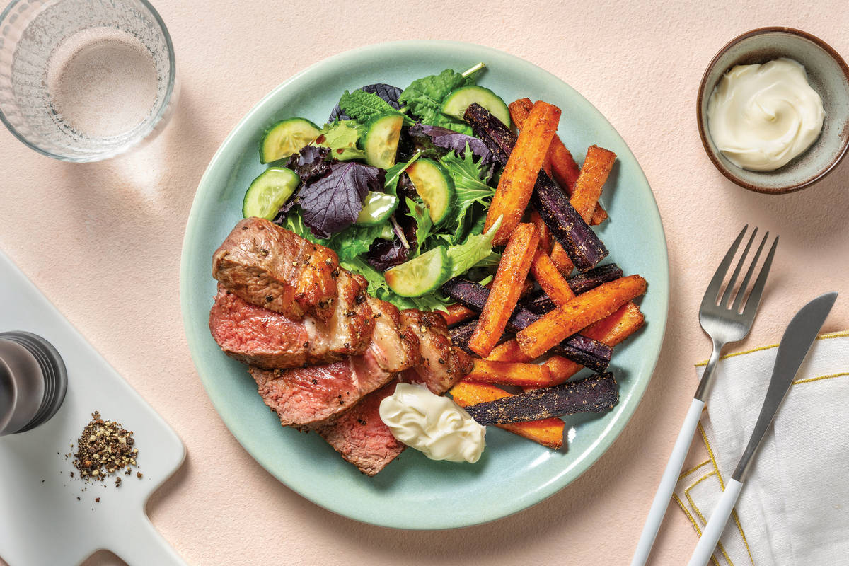 HelloHero: Double Peppercorn Lamb Rump