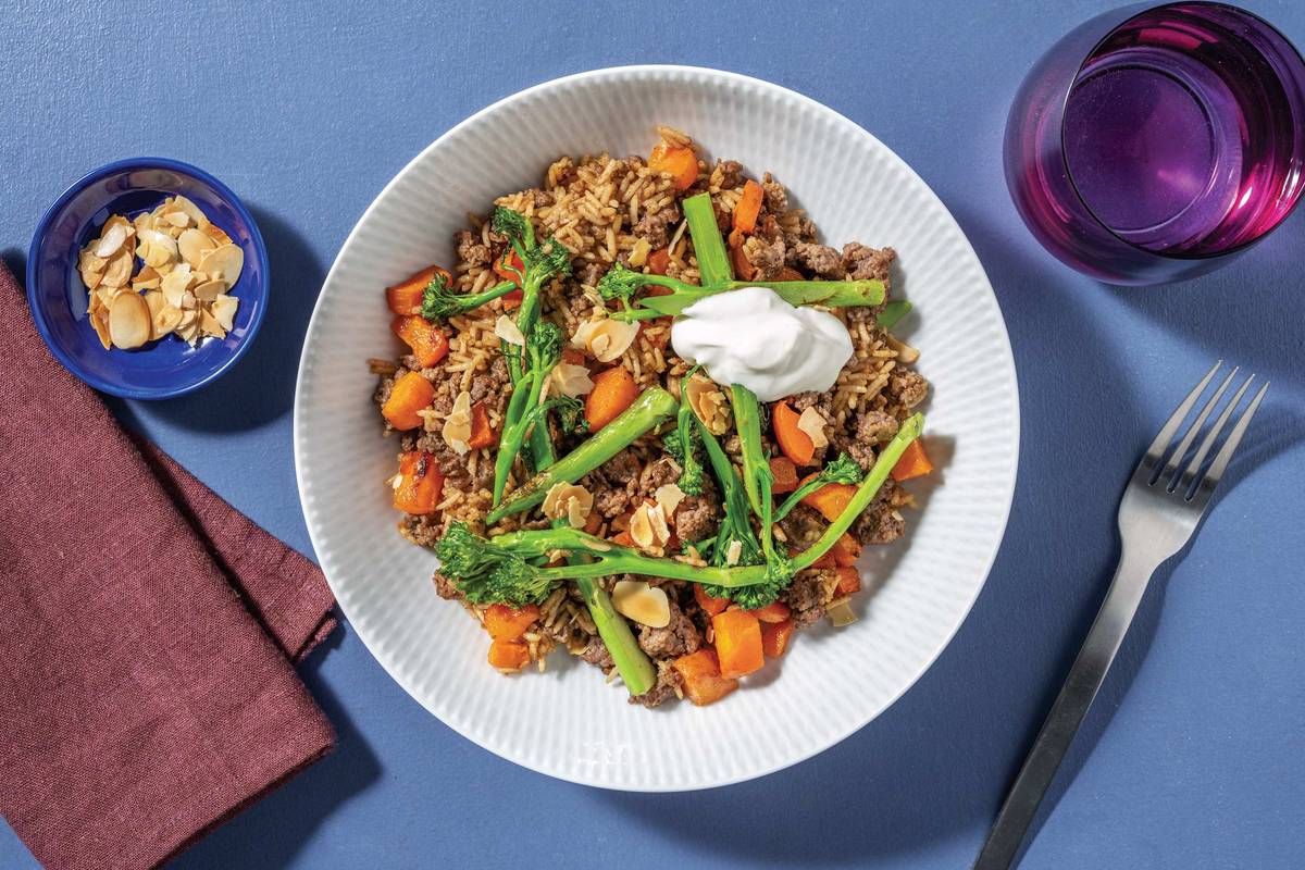 Baked Mumbai Plant-Based Mince Biryani