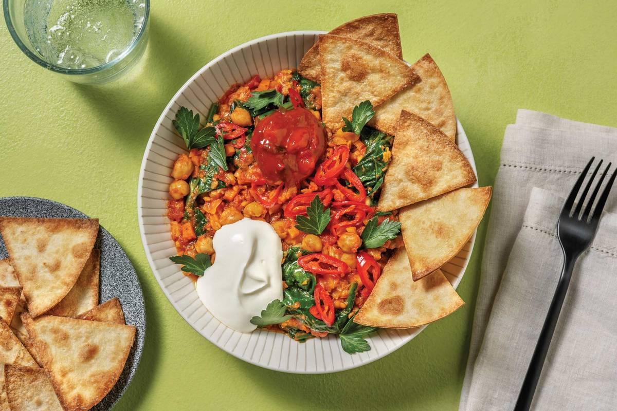 Quick Chermoula Chickpea Bowl