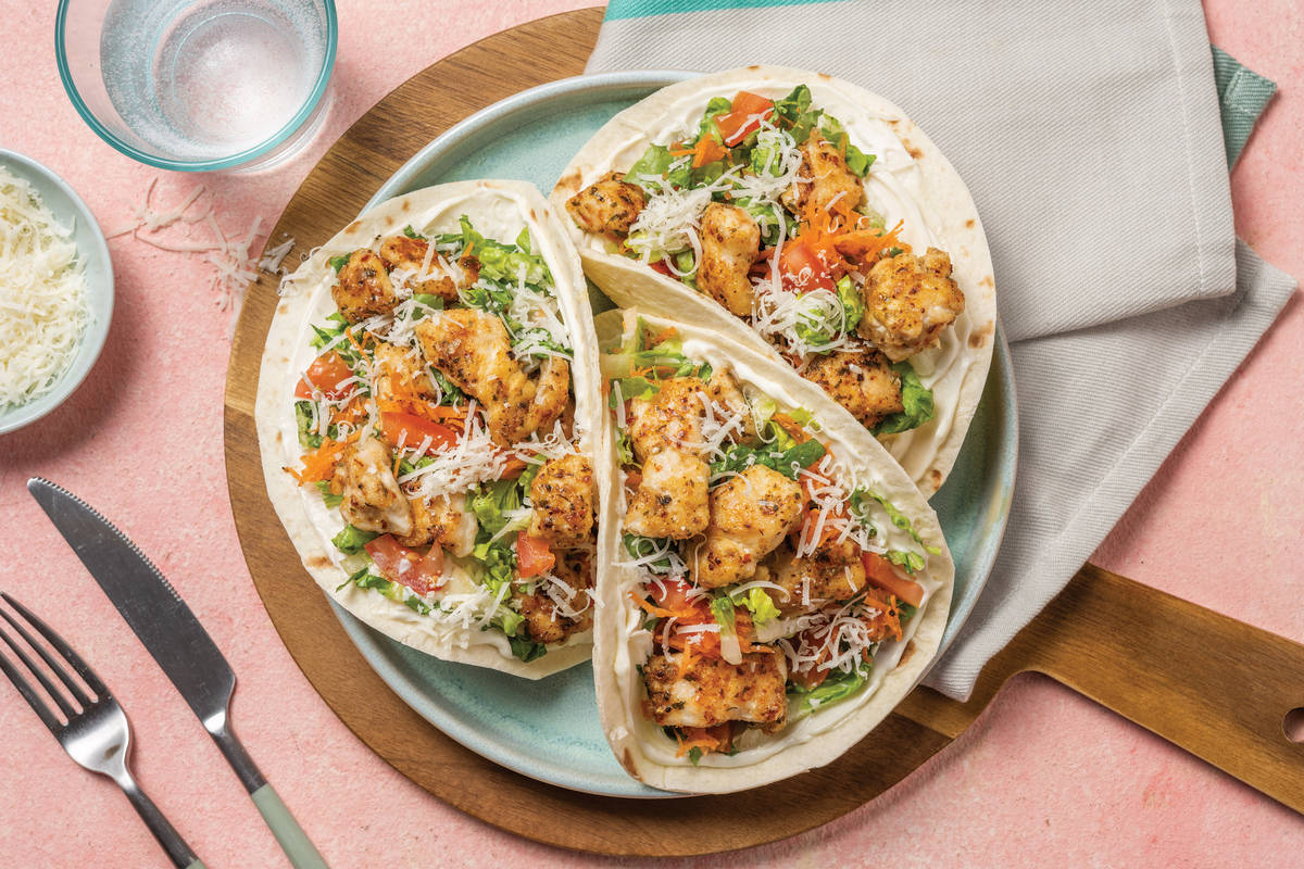 Quick Double Popcorn Chicken Tacos