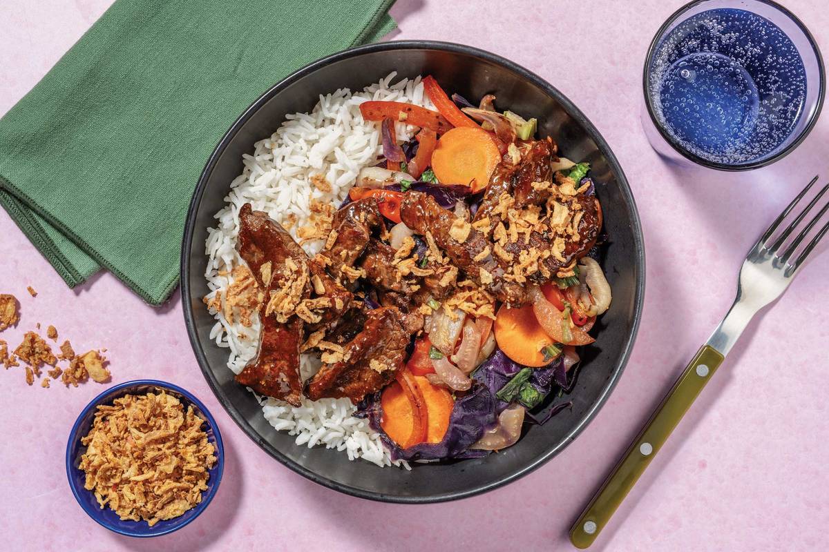 Sweet & Sticky Asian Beef
