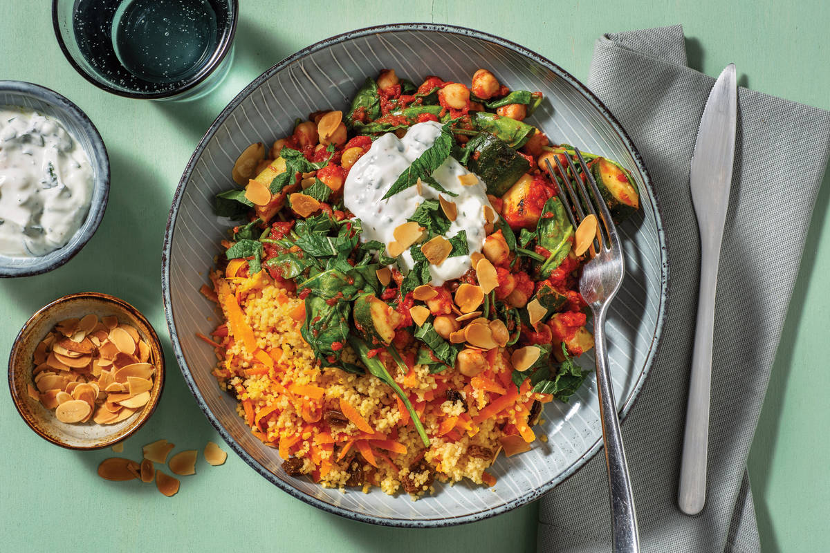Middle Eastern Chicken, Chickpea & Tomato Stew