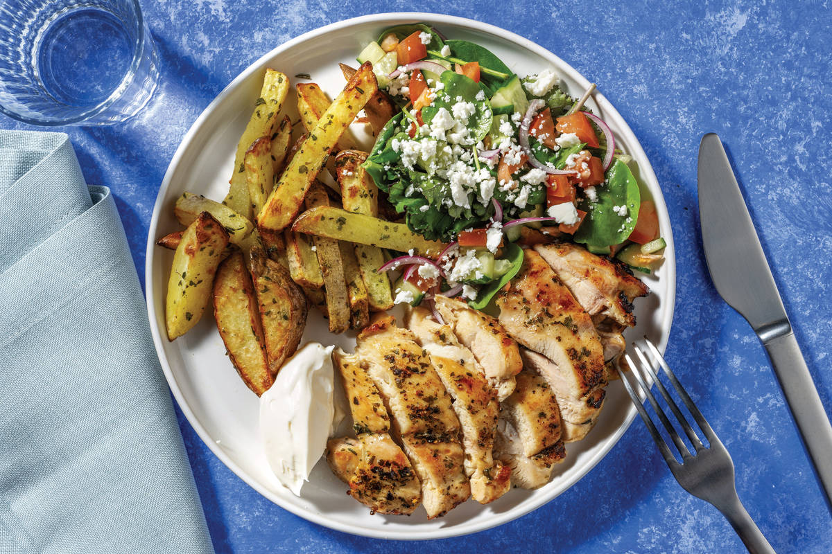 Double Garlic & Herb Charred Chicken